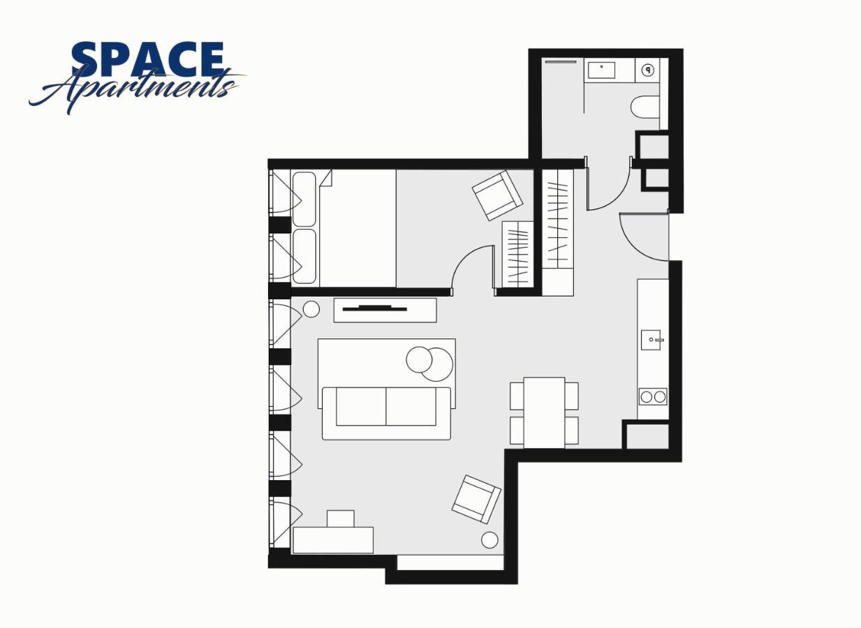 Space Apartments 什切青 外观 照片